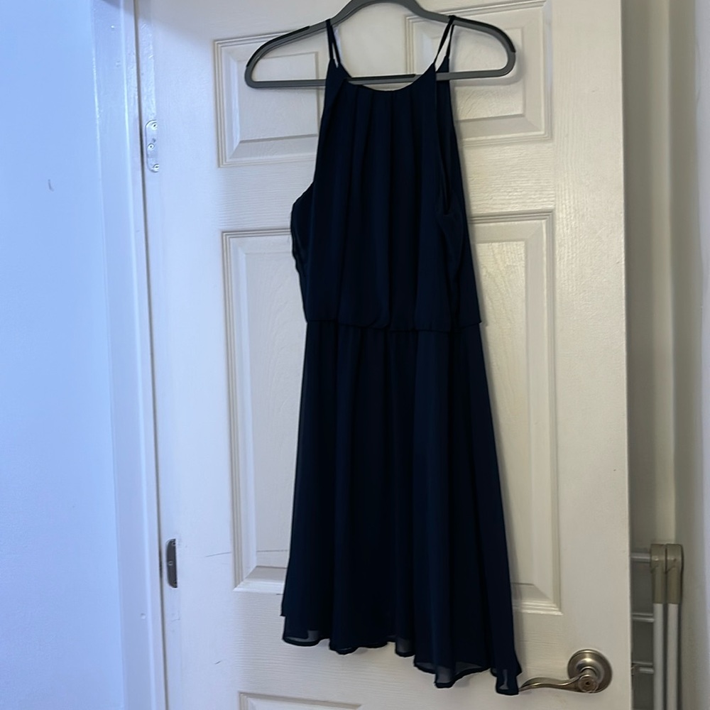 Navy blue dress